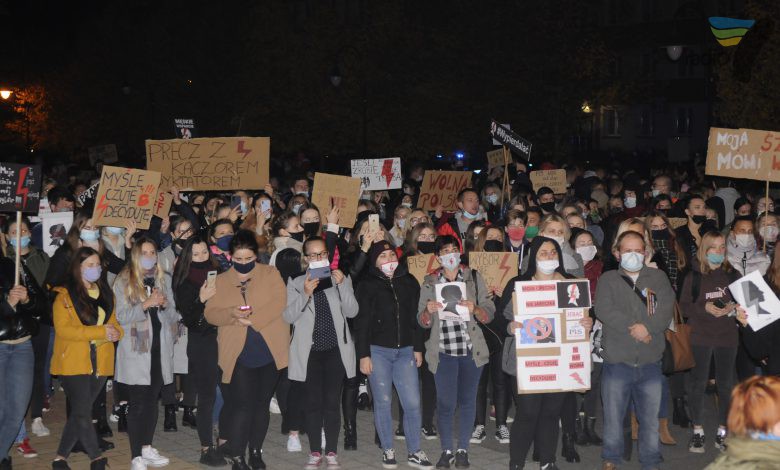 Strajk kobiet, protest Żuromin
